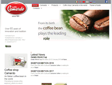 Tablet Screenshot of caffecamardo.com